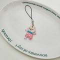 Cute Frog Pig Cat Pendant Keychain Women Simple Design Phone Rope Zpaxo A4