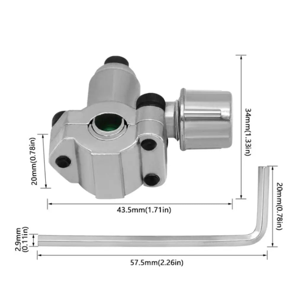 Zinc Alloy Line Piercing Valve Kit 6 To 10MM 1Pc Kit Refrigerator Tap Valve Maintenance Copper Tubes BPV-31 Valve Kit Zpaxo