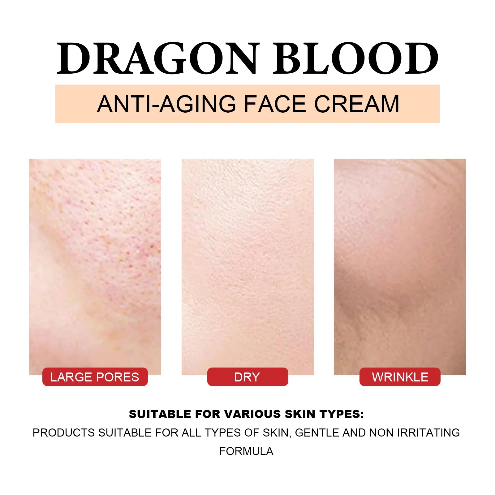 EELHOE Dragon's Blood Anti-Aging Skincare Set | Serum & Cream Anti-Aging Skincare Set Zpaxo