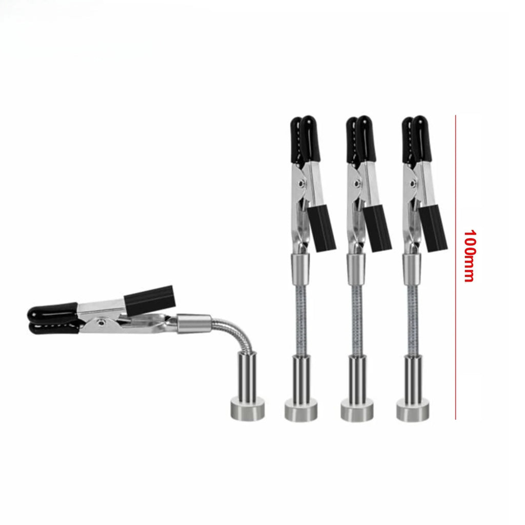 4/2 Arm Magnetic Soldering Helping Hands Flexible Third Hand PCB Clamp Universal Welding Repair Assistant Tools Zpaxo 4PCS