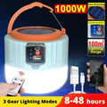 Solar LED Camping Lantern – Rechargeable Waterproof Portable