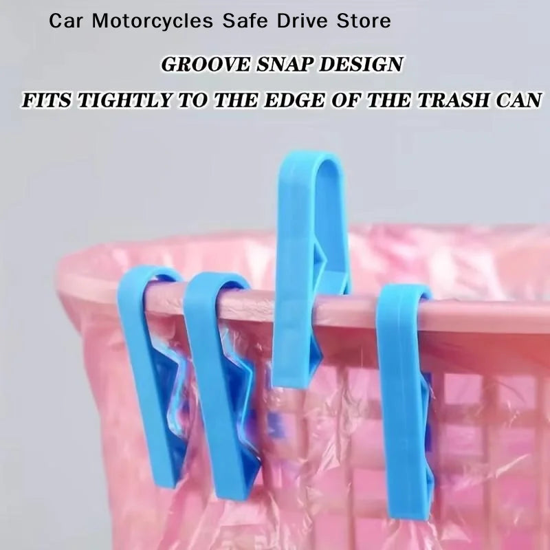 CM10 Innovative Trash Can Clips Non Slip Bag Holder Stylish Divider