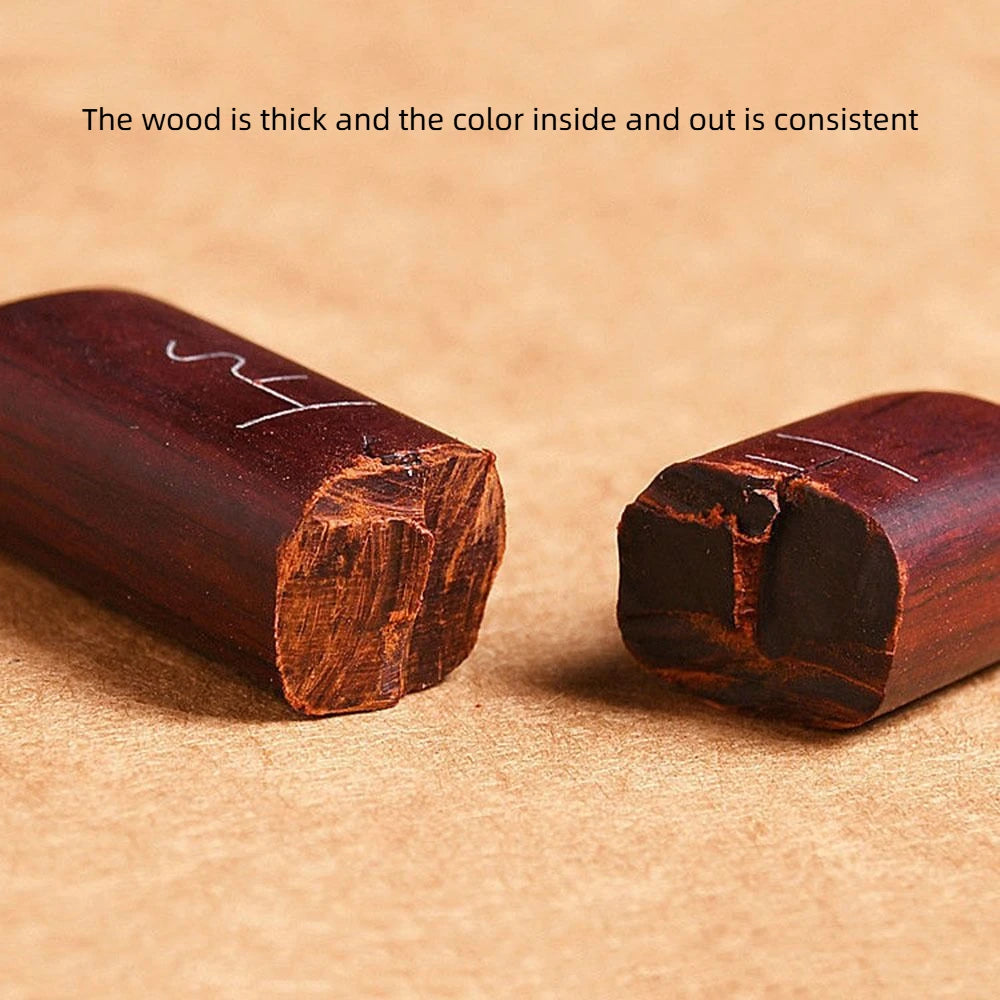 Chinese Rosewood Keychain Good Luck Cultural Symbol Black Sandalwood Zpaxo