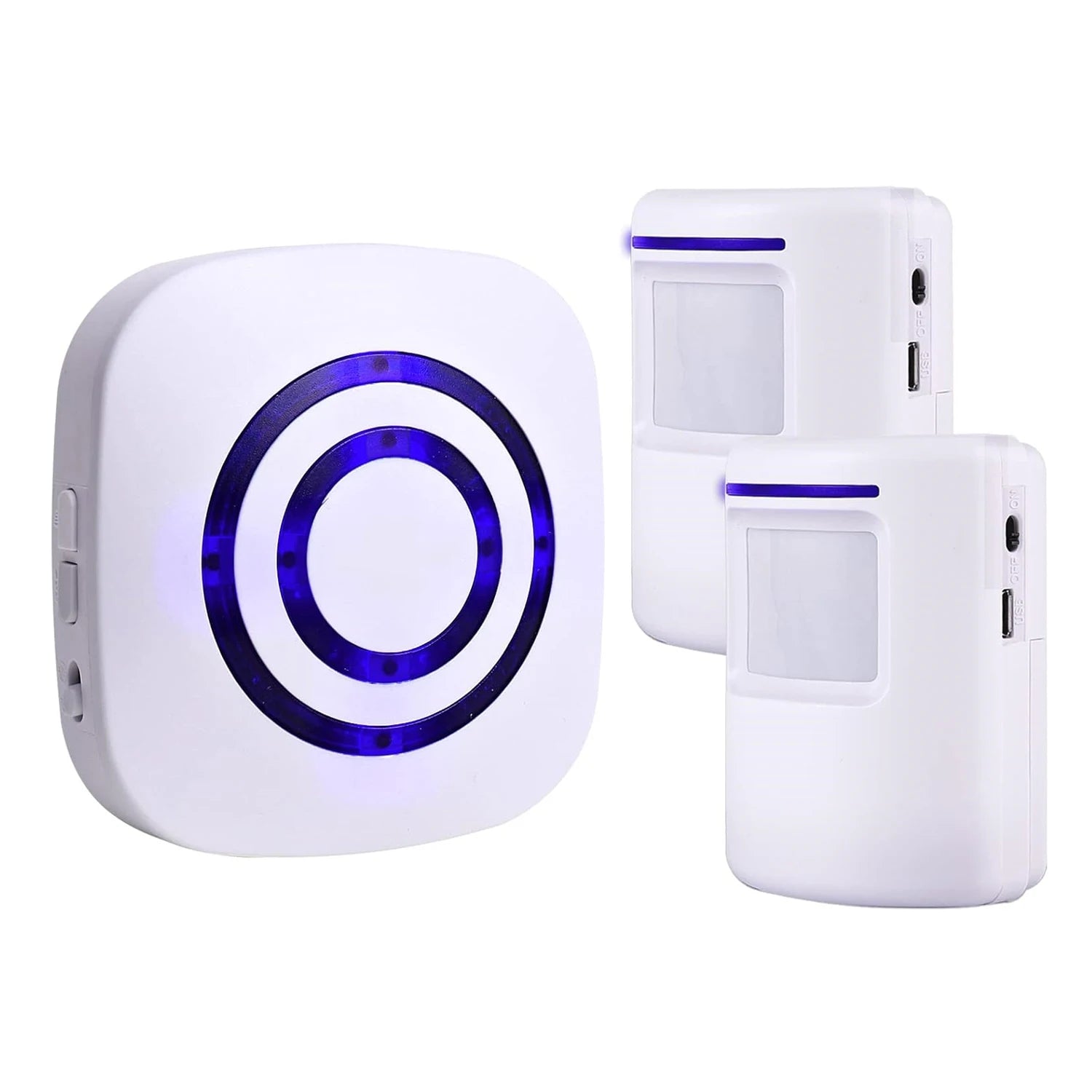 Wireless Motion Sensor Alarm System 38 Chime Tunes Indoor Home Security Driveway Alarm EU/US/UK Plug Motion Detector Alert Zpaxo