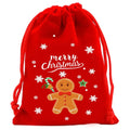 Christmas Velvet Drawstring Gift Bags – Candy & Jewelry Pouches Drawstring Gift Bag Zpaxo Red 2 Other 12x15cm