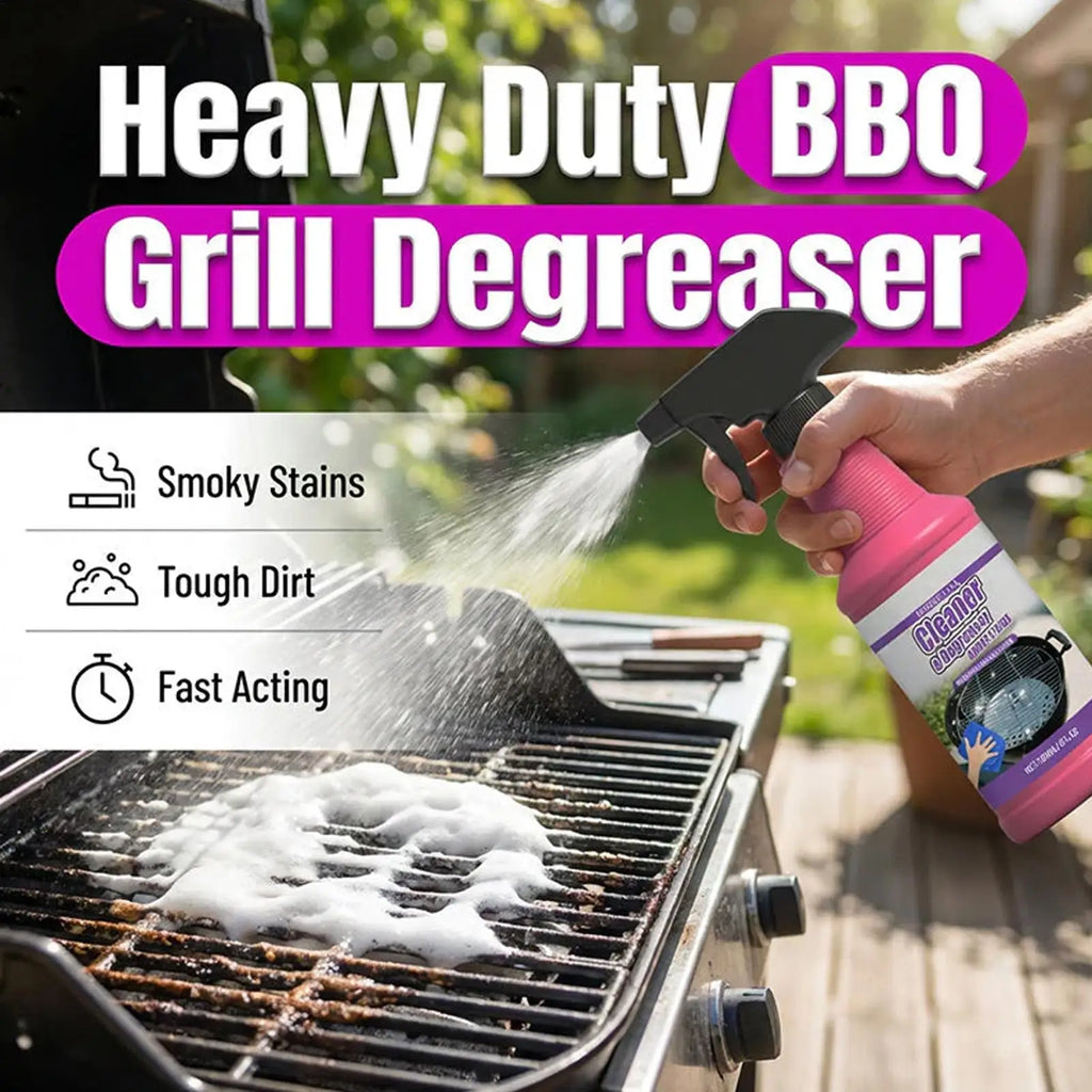 Grill Degreaser Cleaner Heavy Duty Kitchen Grease Remover Spray