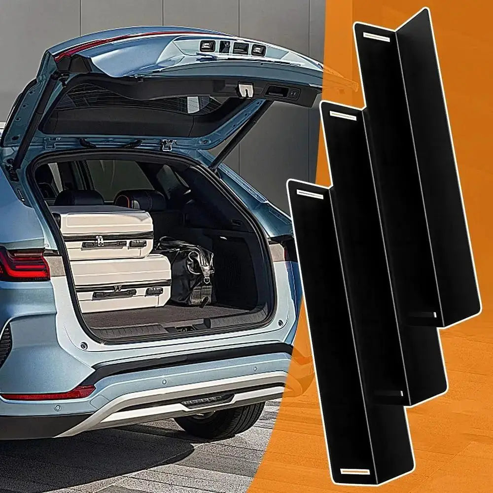 Non-Slip Car Trunk Divider Adjustable Metal Dividers Boot Separator Fixed Rack Sturdy Locking System Trunk Organizer Zpaxo