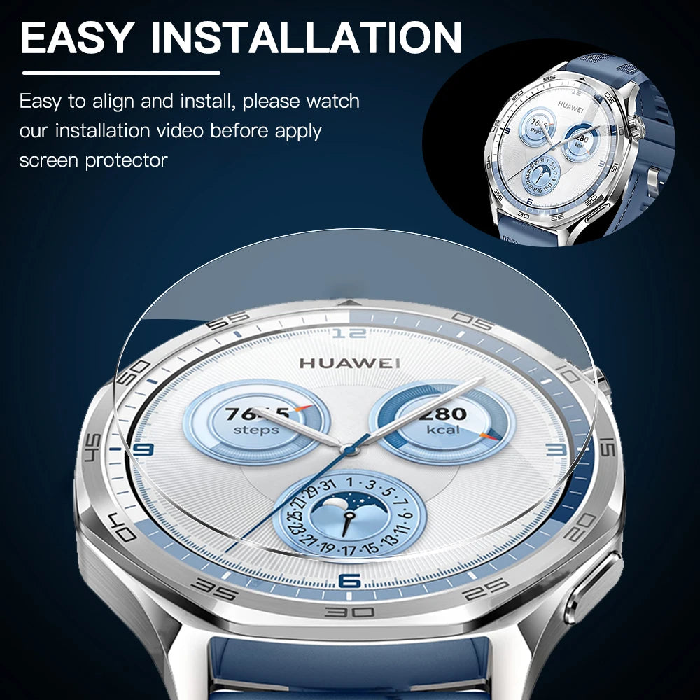 Full Screen Protector For Huawei Watch GT5 46 / 42 / 41mm Scratch Resistant HD Tempered Glass Film For Watch GT5 Pro Accessories Zpaxo
