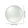 Mini Convex Travel Mirror – Wide-Angle Selfie Viewfinder 9.5cm Convex Travel Mirror Zpaxo Grey 9.5cm