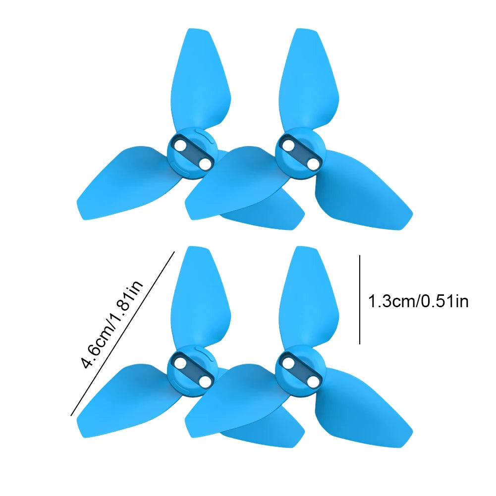 2 Pairs Propellers Neo Colorful Quick Release Props Blades
