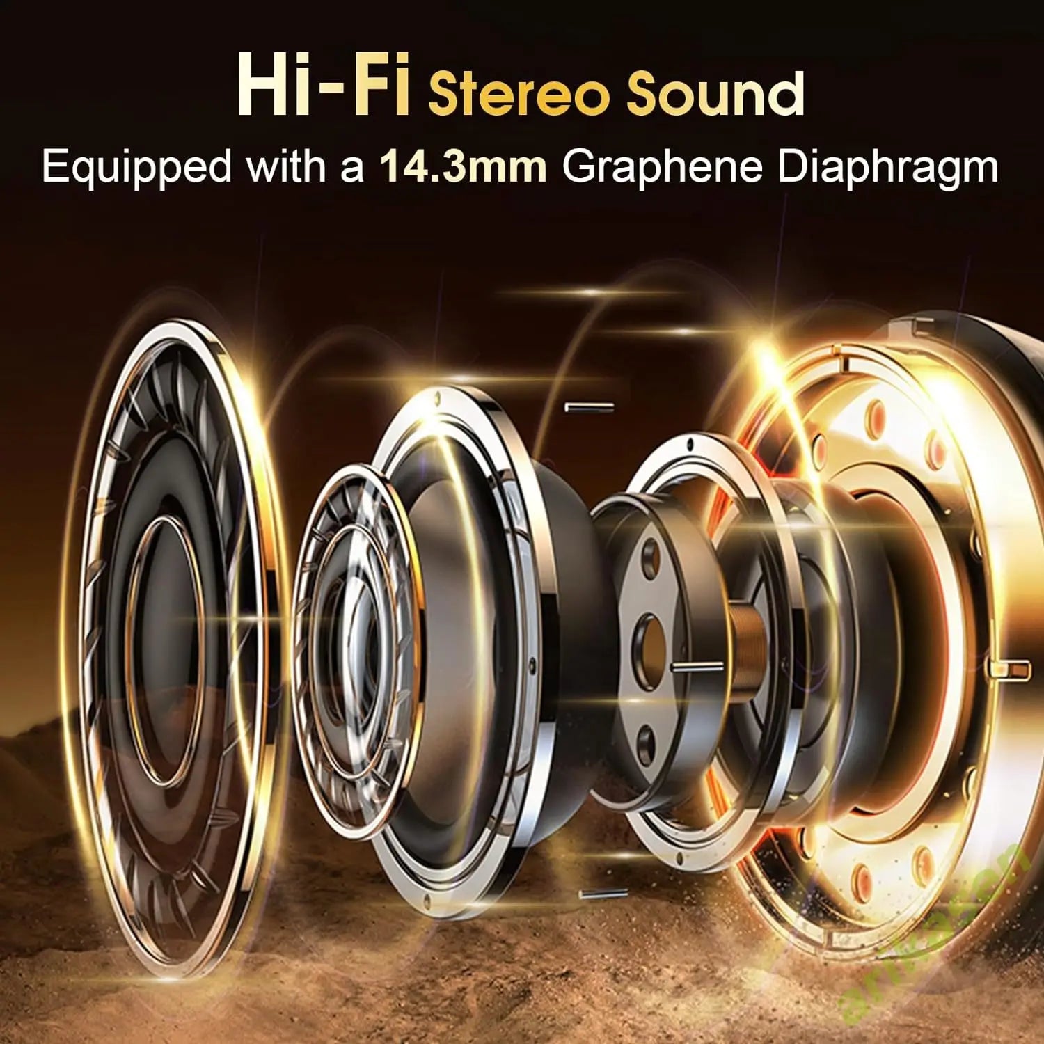 Bluetooth 5 3 Headphones 2024 Wireless Earbuds 75hrs Sport Earphone