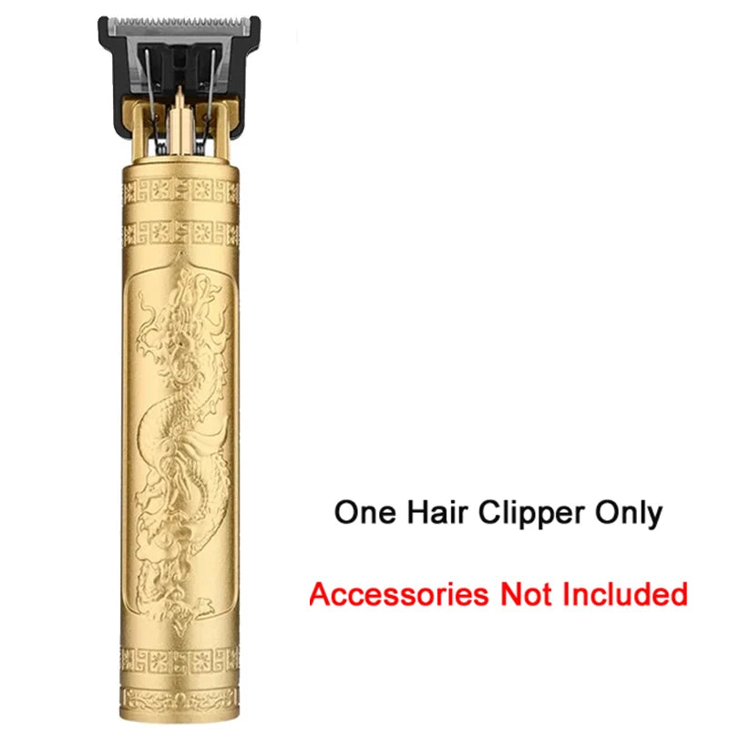 2026 New Arrival！Vintage T9 Hair Clipper Beard Shaving Body Hair Trimmer Clippers Electric Men Haircut Machine Barber Shaver Zpaxo X-GoldDragon