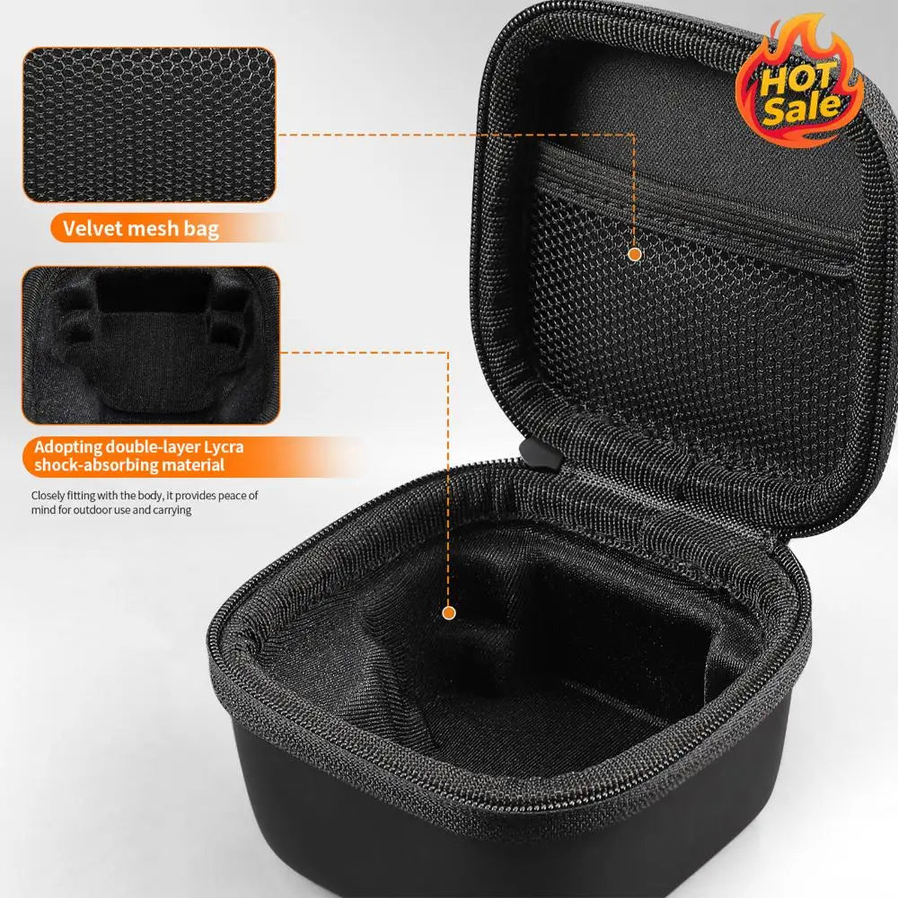 Portable Storage Bag for Insta360 Link 2/2C/2 PRO Webcam Accessories with Organizer for Magnetic Mount Cable Adapter Zpaxo