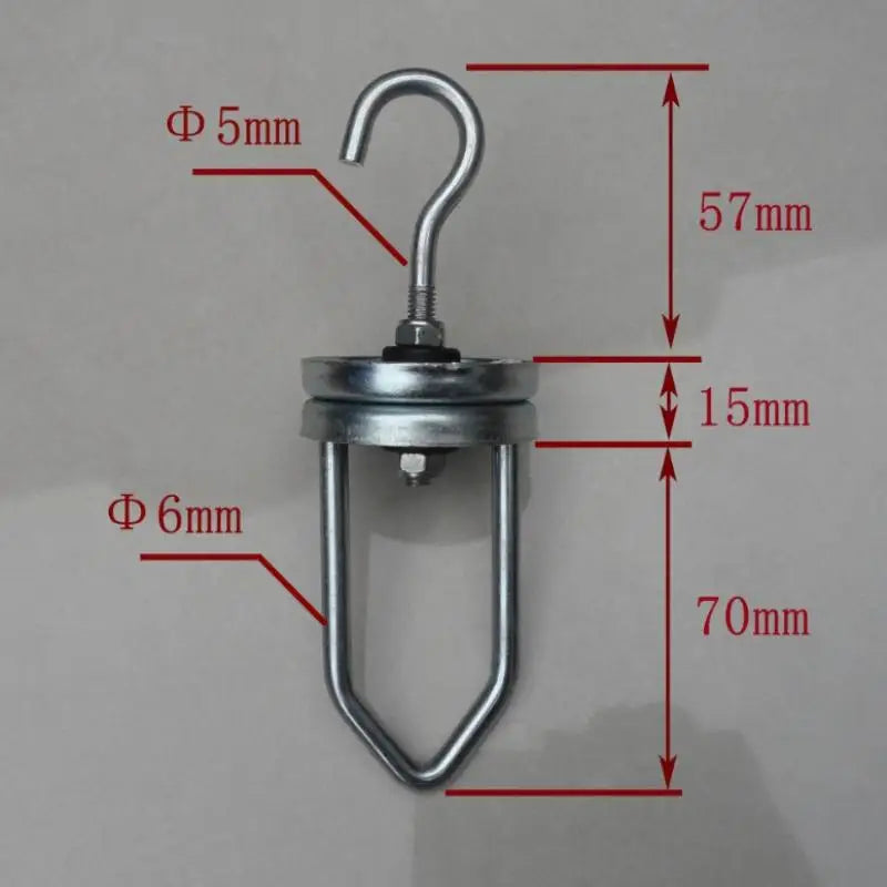 CM1PC Steel Heavy Duty Rotating Spinner Hook Painting Powder Coating