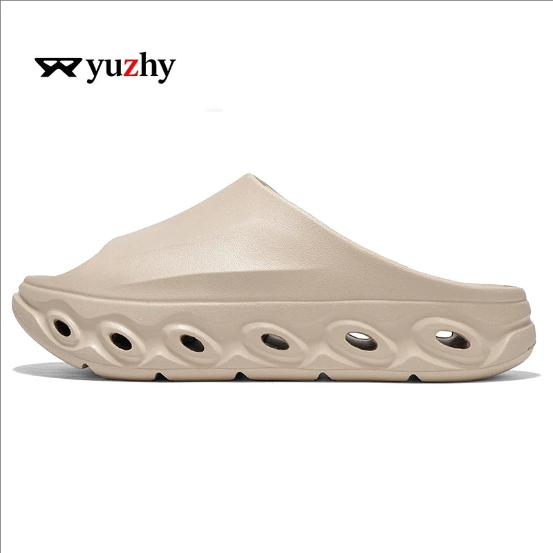 Men's Slippers Comfortable Lightweight Soft Sole Casual Slides Indoor