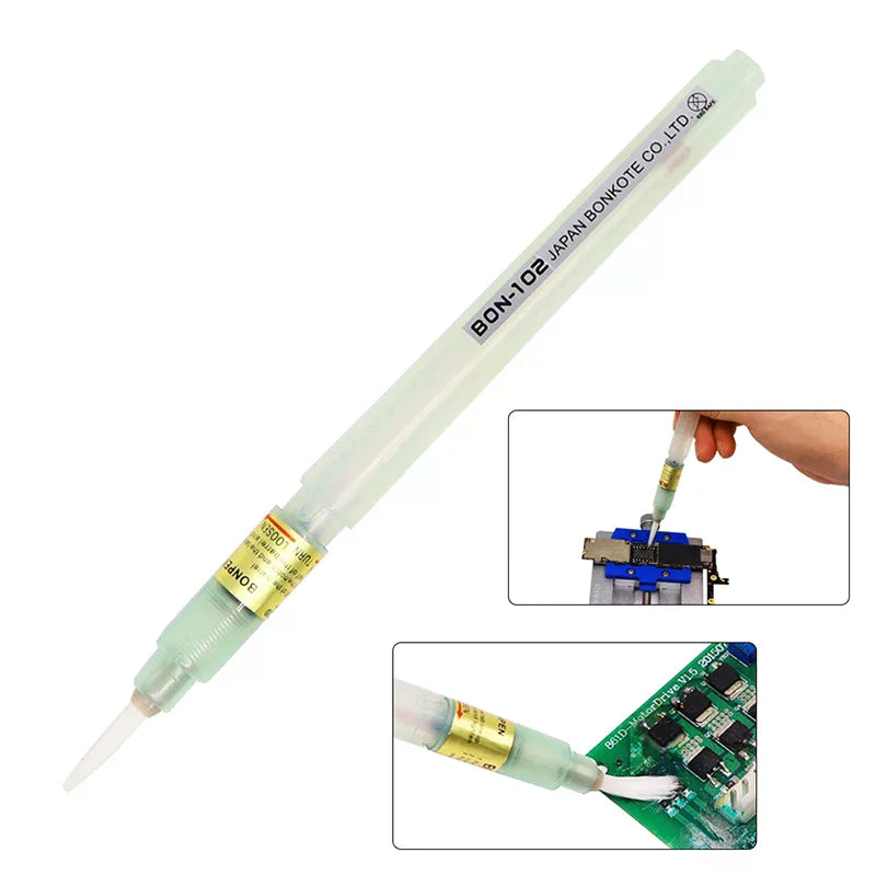 Bga Soldering 102 Flux Pen Rosin Solder Paste Tool Applicator Brush Zpaxo