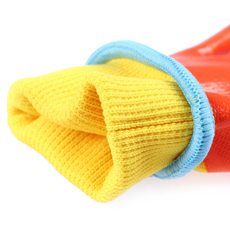 Pair Breathable Children Garden Glove Durable Waterproof Protective