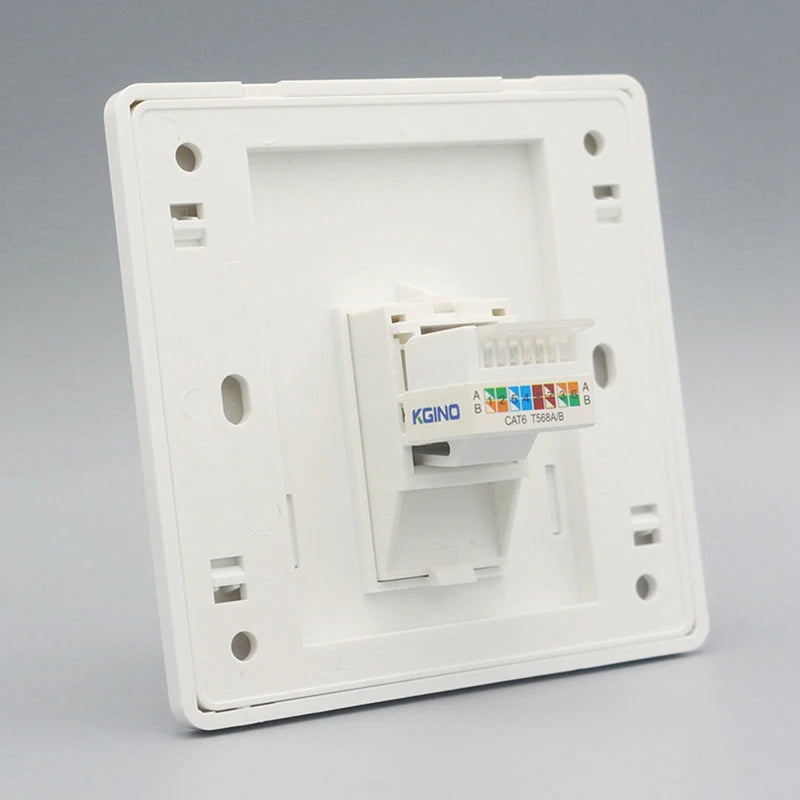 86 Network Ethernet LAN Gigabit RJ45 Cat6 Outlet Socket Keystone Zpaxo Style1