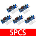 8‌0w High-Power DC-DC Boost Converter Module: 2-24V to 3-30V Adjustable Step-Up Voltage Regulator with CC/CV & USB Port Zpaxo 5pcs