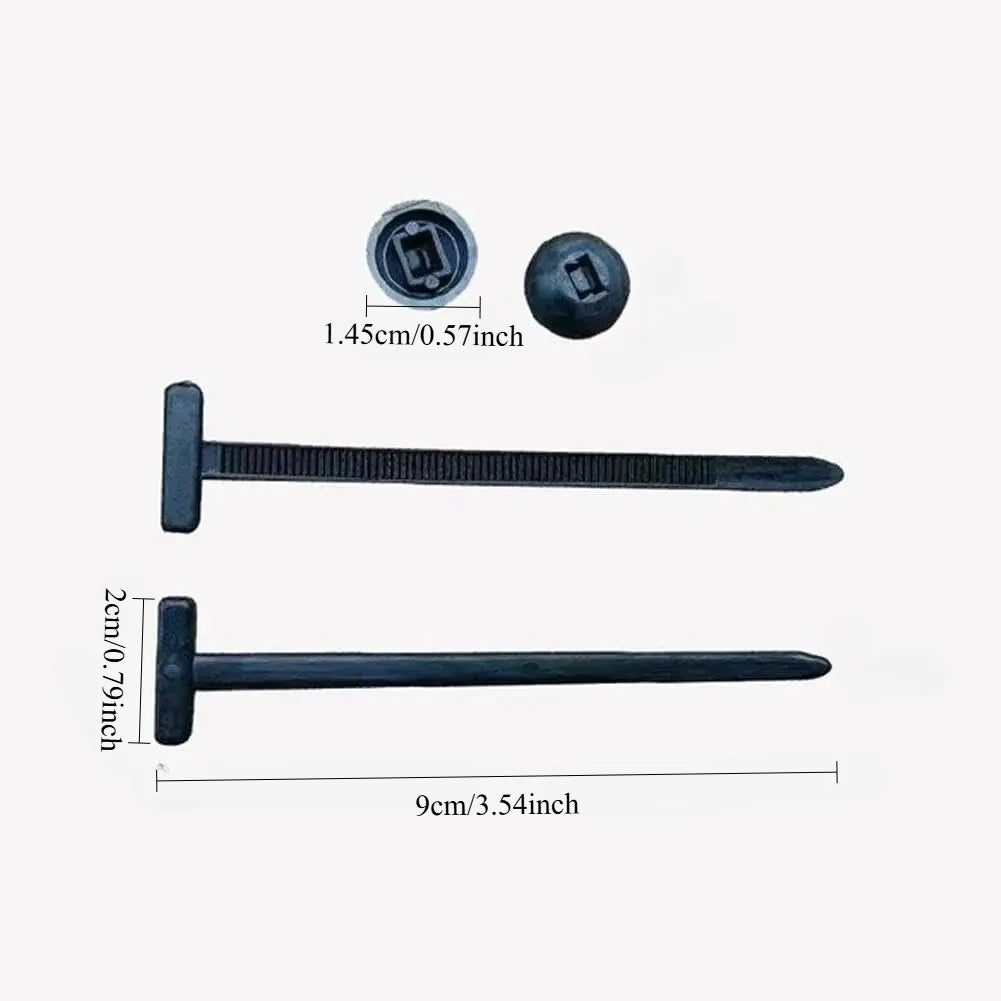 Heavy-Duty Nylon Cable Tie Buckles – Pin & Button Zip Fasteners