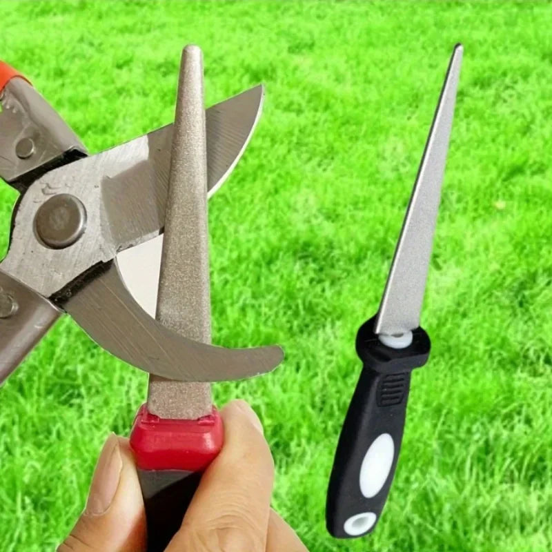 Double-Sided Diamond Sharpening Stone – Flat & Curved Knife Sharpener