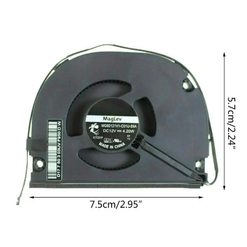 652F Airport Extreme A1521 Cooling Fan Radiator MG60121V1-C01U-S9A Zpaxo