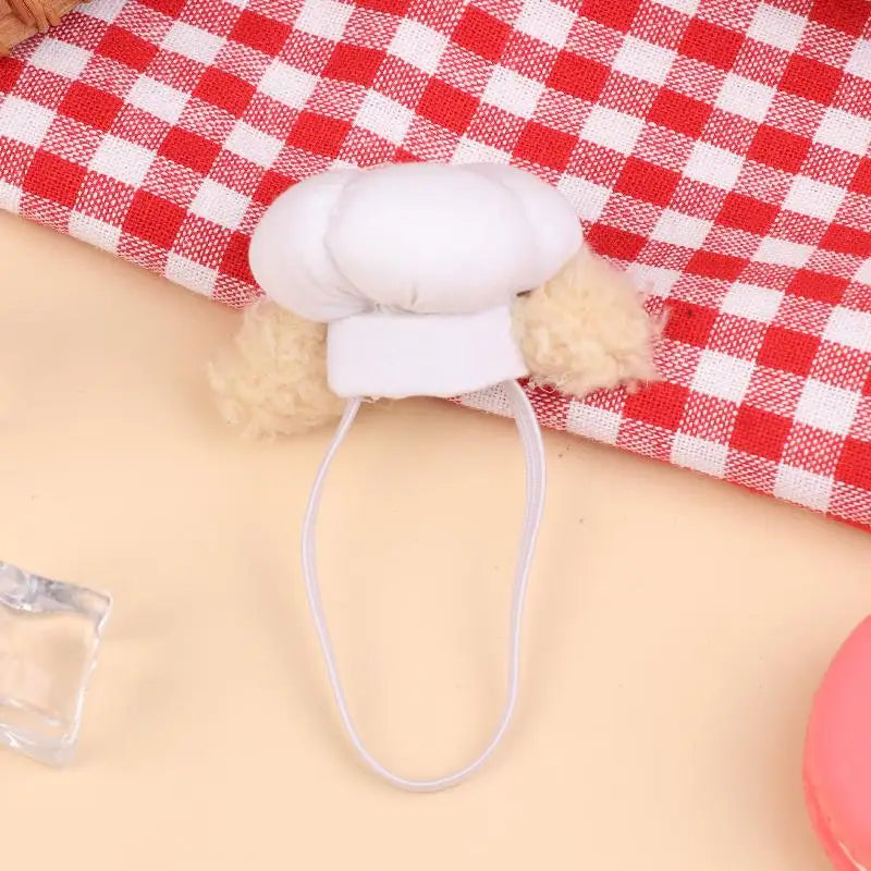▶1Pcs Cute Mini Doll Chef Hat Dolls Dress Up Hats Toy Dollhouse DIY Decoration Accessorie For 12-15cm Doll Kid Pretend Play Toys Zpaxo A3