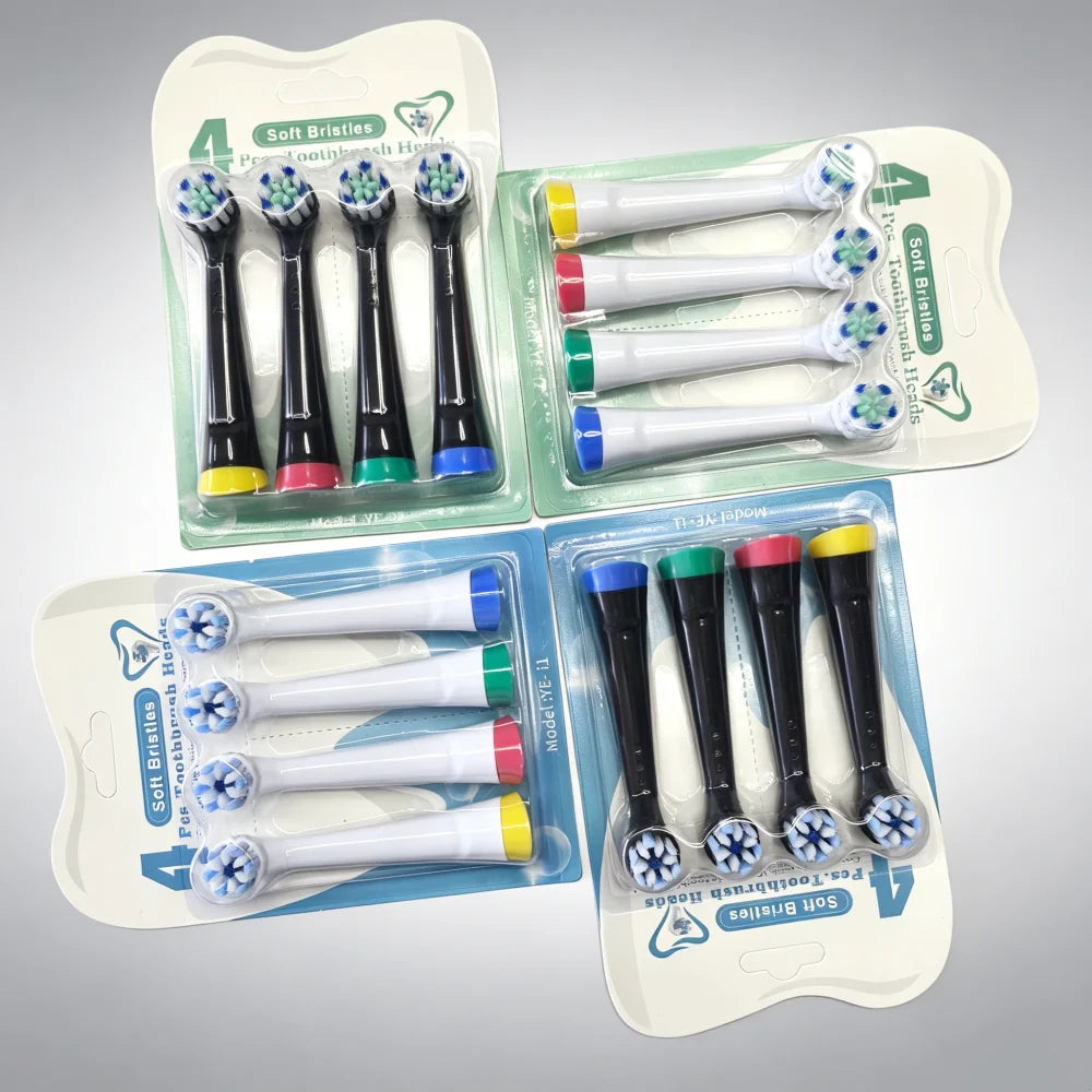 Electric Toothbrush Heads Replacement Compatible Oral-b Io Series 2 3 Zpaxo