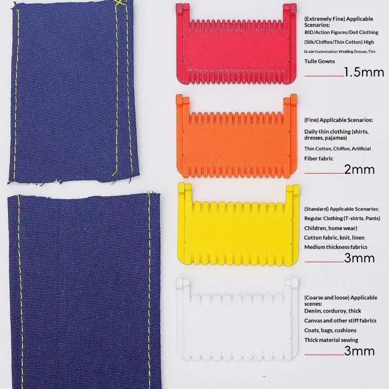 Sewing Placement Guide Template for Consistent Lines Precision Spacing Tool for Fabric Crafts Zpaxo