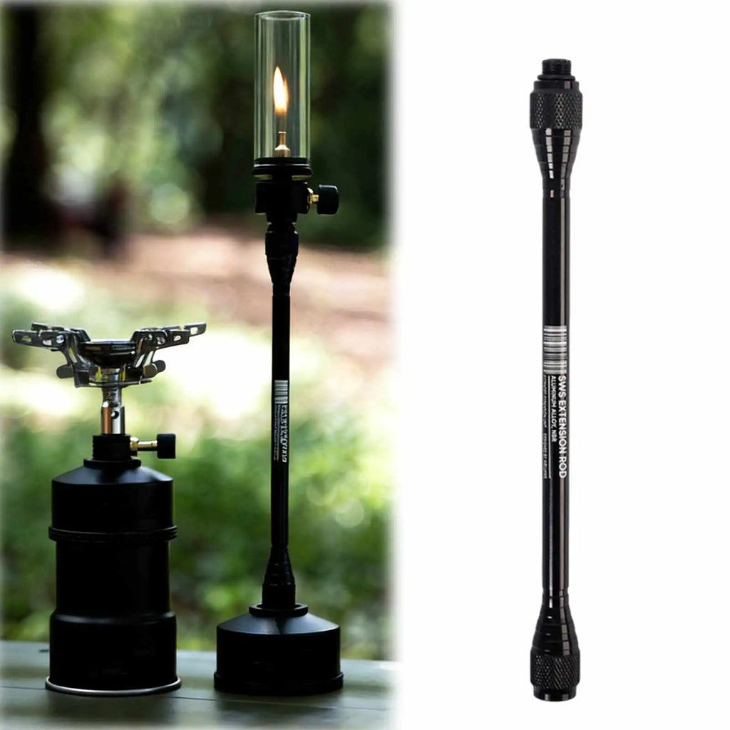 Outdoor Camping Gas Light Extension Rod Aluminum Alloy Extender Pole