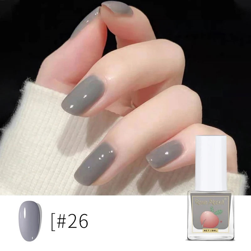Water-based Peel-off Nail Polish No UV Lamp Needed Long-lasting