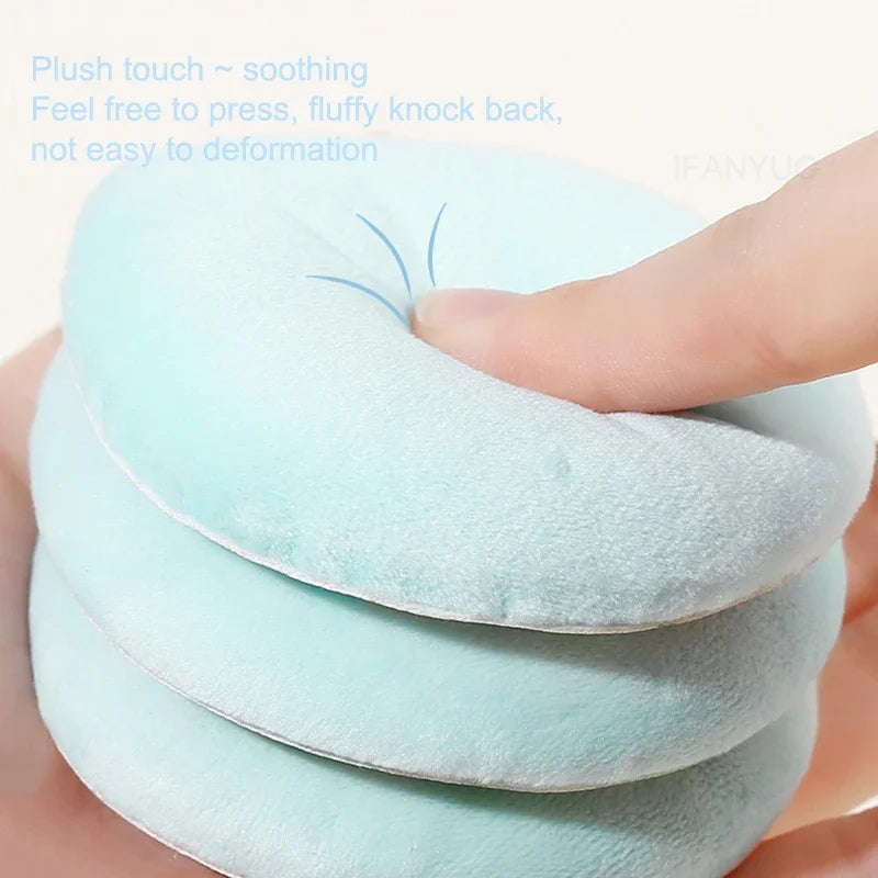 Professional Loose Powder Flocking Puff Sponge Face Cosmetic
