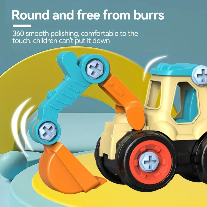 Children's Construction Model DIY Screw-assembly Toy Disassemblable