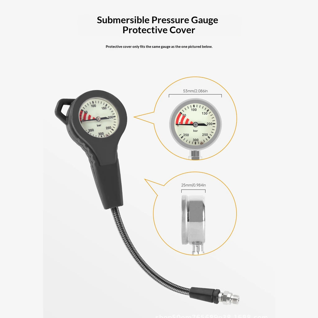Scuba Pressures Gauge Boot Protector Anti-scratch Scubas Press Case
