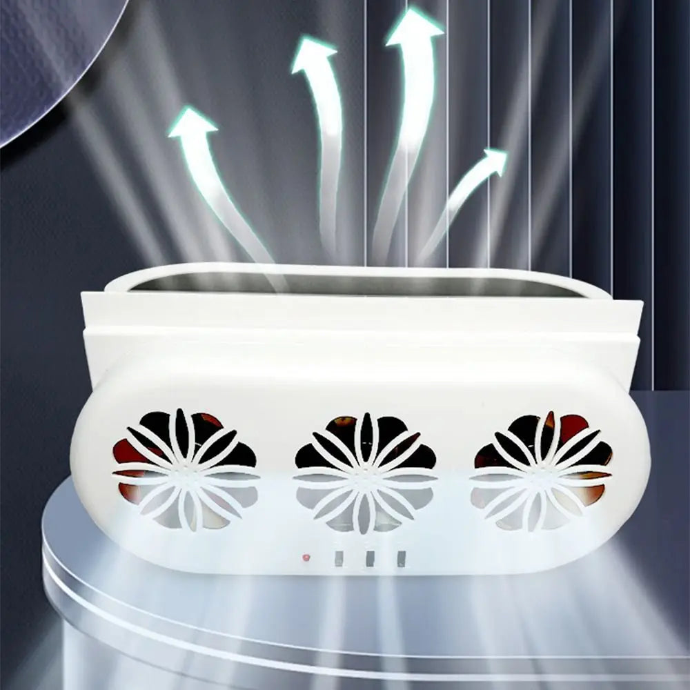 Solar Charging Car Exhaust Fan 3 Heat Dissipation Powered Ventilator Zpaxo