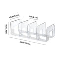 4 Slots Clear Bag Storage Divider Acrylic Closet Finishing Divider Purse Handbag Storage Rack Transparent Bag Organizer Stand Zpaxo M China Mainland