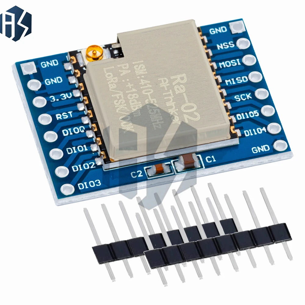 bs 433MHZ SX1278 LoRa Module 433M 10KM Ra-02 Wireless Spread Spectrum Transmission Board 2.4G IPX Antenna for Smart Home Zpaxo