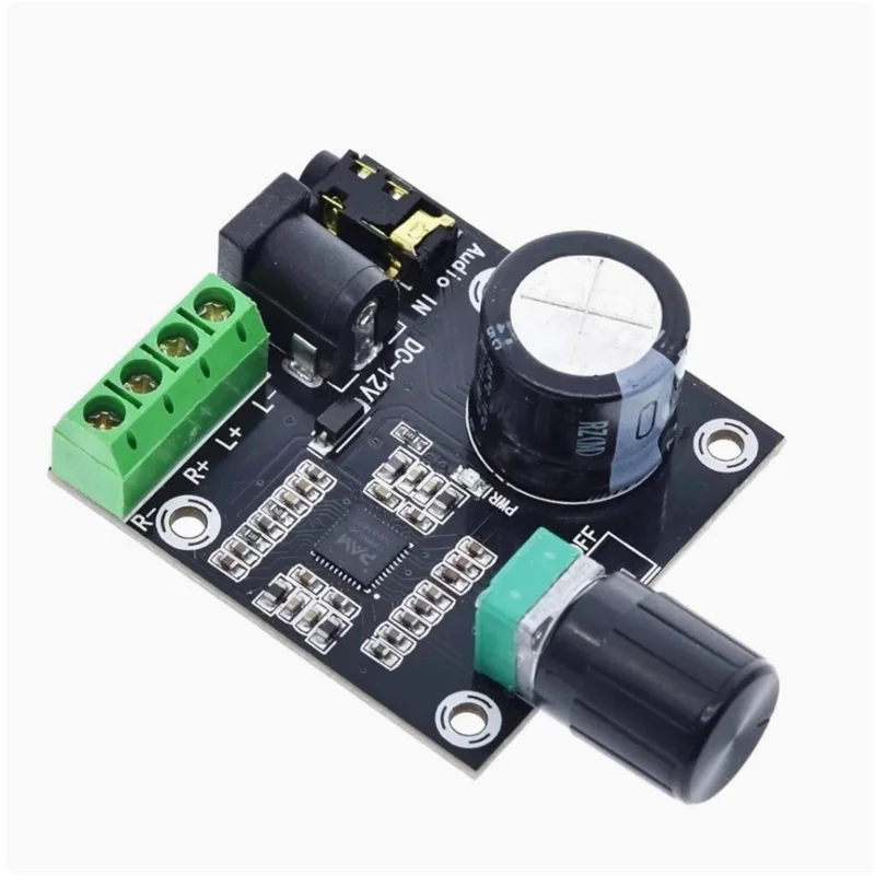 PAM8610 Dual Channel 12V HD Amplifier Board Pure Digital Amplifier 15W * 2 High Power Amplifier Module Zpaxo
