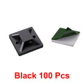 Zip Tie Mounts Cable Organizer Holder Self Adhesive Nylon Pedal Board