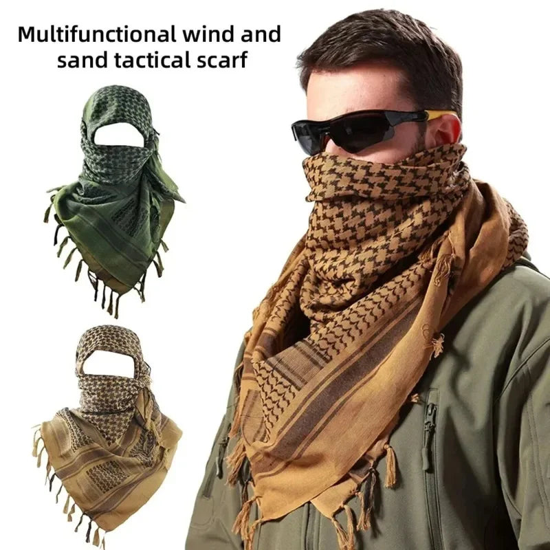 Keffiyeh Shemagh Tactical Desert Scarf Wrap – Men & Women