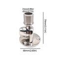 316 Stainless Steel Ratchet Antenna Mount 25mm Diameter Adjustable Design Boat Antenna Mount Round Base Ratchet Mechanism Zpaxo 25mm-0.98in