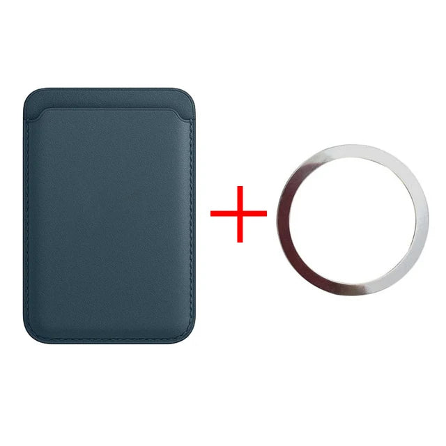 Luxury Magnetic Leather Wallet Case Magsafe Iphone 16 15 14 13 12 Max