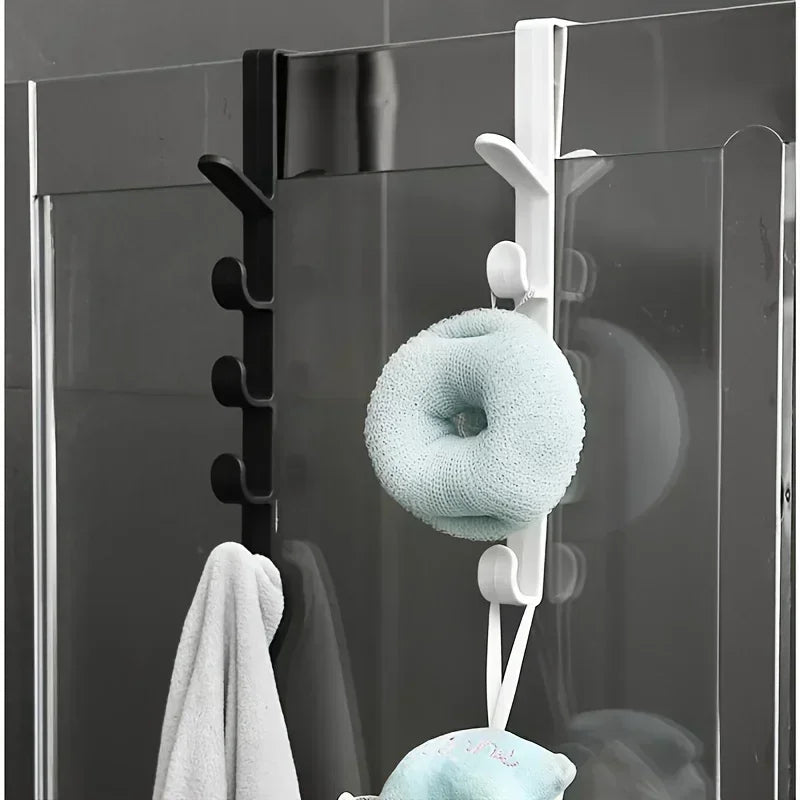 Behind the Door Coat Hook Hanger Behind the Door Cabinet Wardrobe Dormitory Door Hook Storage Rack Zpaxo