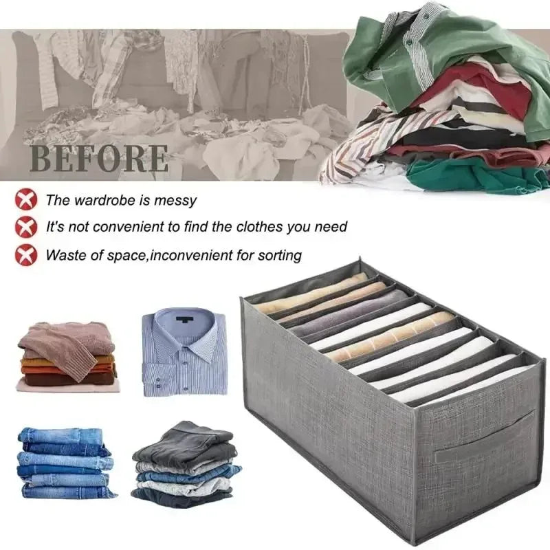 11 Compartment Underwear Organizer Home Collapsible Sock and Panty Storage Box Bra Organizing Breathable Mesh Drawer Organizer Zpaxo