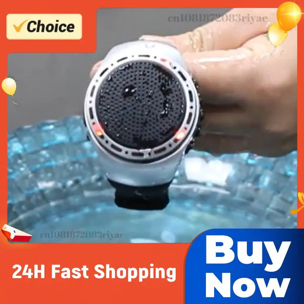 USB Rechargeable Bicycle Audio Portable Wrist Watch Speaker Cool