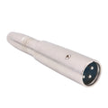 3Pin Microphone XLR Male Female Stereo Adapter Zinc Alloy Shell