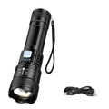 2000LM Zoomable Tactical LED Flashlight – Rechargeable Torch