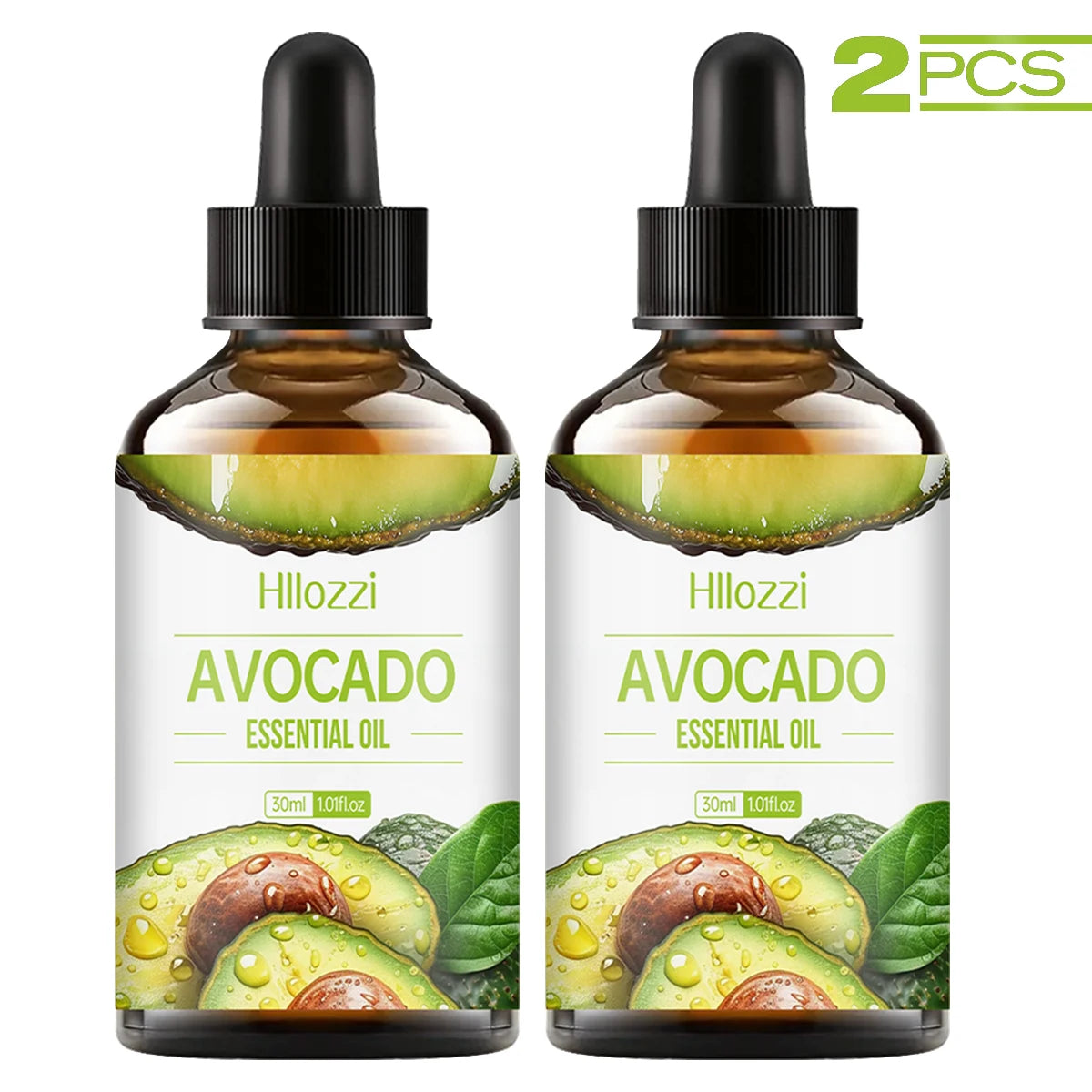 30ml avocado essential oil, skin brightening, moisturizing, hair repairing, aromatherapy, humidifier soap, multifunctional Zpaxo AVOCADO 2PCS 30ml Fruit