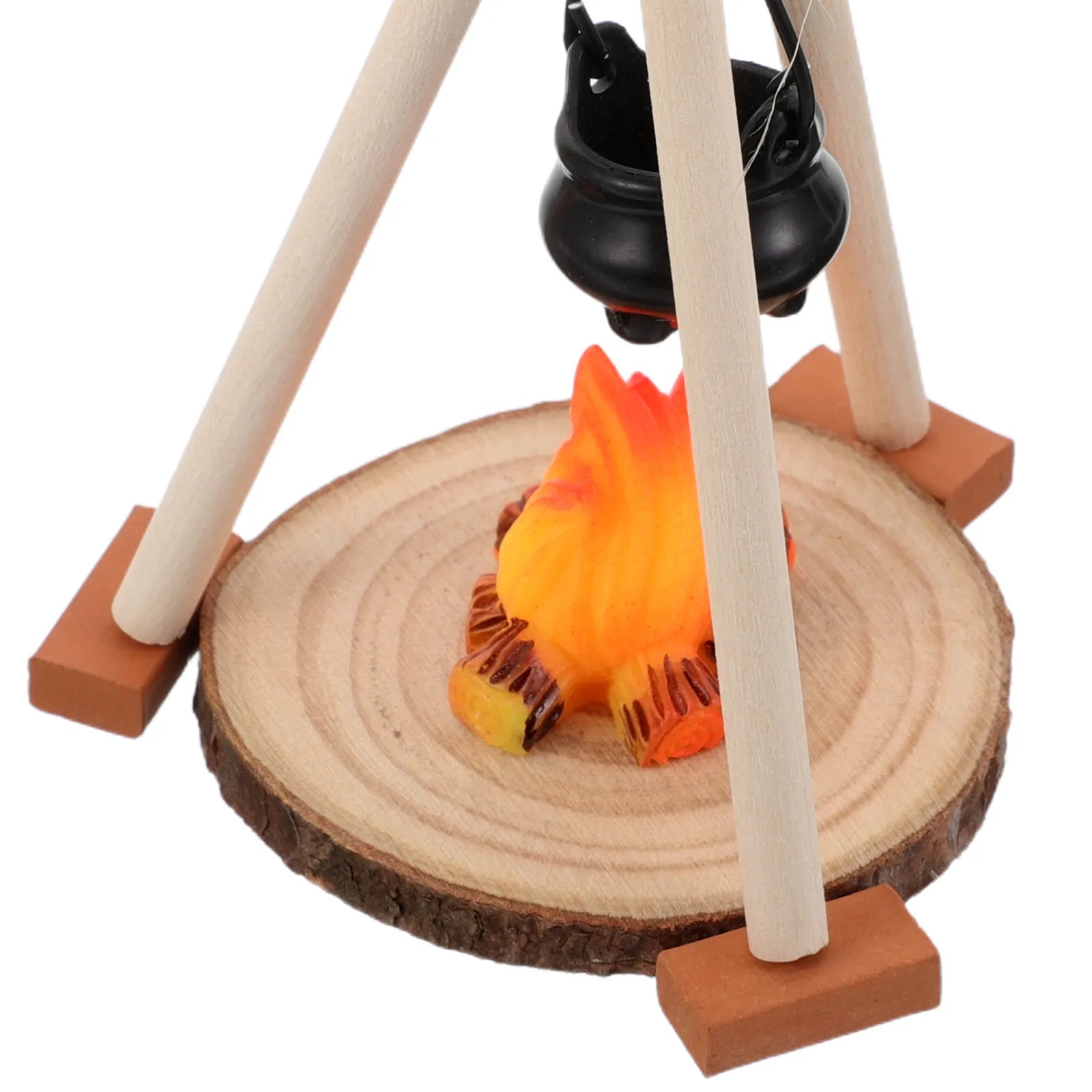 Miniature Campfire Realistic Mini Fire Pit Hanging Pot Versatile