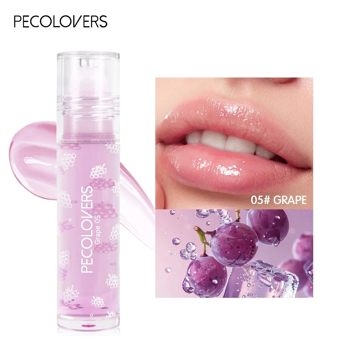 1PC Long-lasting Ball Lip Oil, High-gloss Finish, Moisturizing, Full Lips, Rich In Colors, Various Selection, Lip Makeup Zpaxo 05r